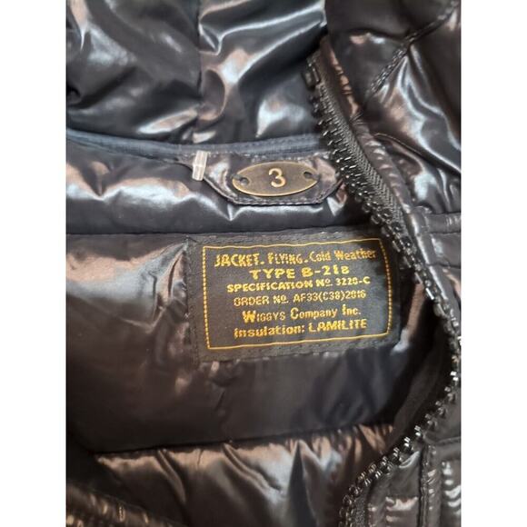 NWT Wiggys Type-B21 Lamilite Womens Jacket Flying Cold Weather Black Gov… - Picture 3 of 12
